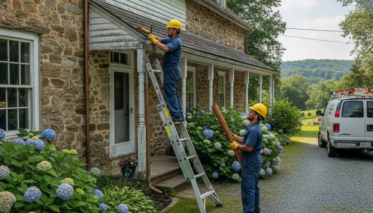 Easton, PA plumber providing residential plumbing repair and leak fixes